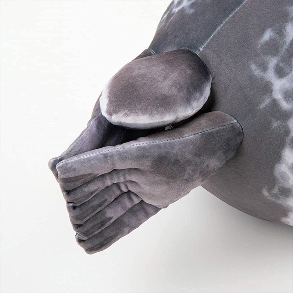 Chubby Blob Seal Pillow,Stuffed Cotton Plush Animal Toy Cute Ocean Small(13 In)