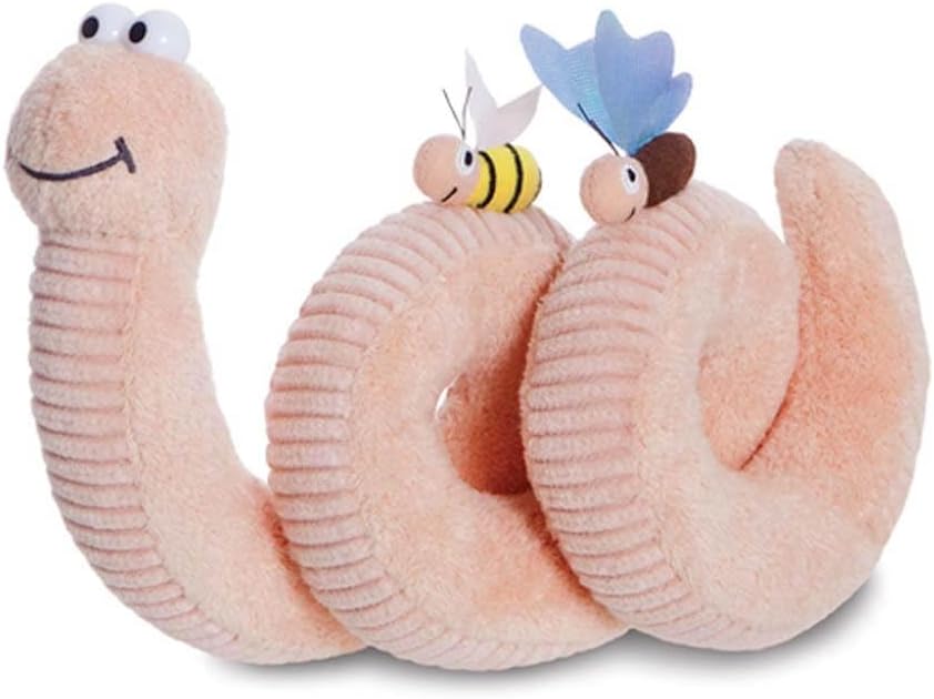 , 61431, Superworm, Soft Toy, Peach