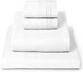 King Sheets Set - 4 PC Iconic Collection Bedding - Hotel Luxury, Extra Soft, Cooling Bed Sheets - Wrinkle, Fade, Stain Resistant (King, White)