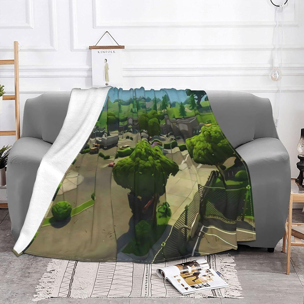 Fortnight Blanket,Fortnight Throw Blanket,Throw Blanket,Cozy Blankets,Game Blanket,Game Throw Blanket (50X40In) Horizontal
