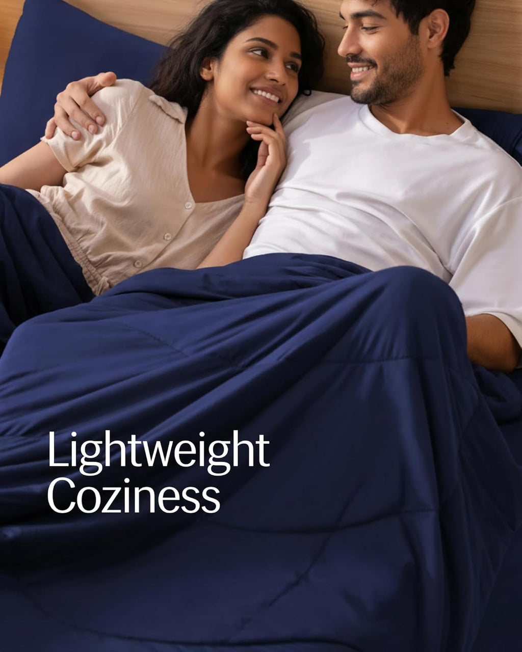 ® Evercool® Cooling Comforter, King/Cali King, Blanket for Hot Sleepers, All Season Bedding to Keep Cool for Night Sweats, Breathable Lightweight Duvet, 106X90 Inches, Midnight Blue