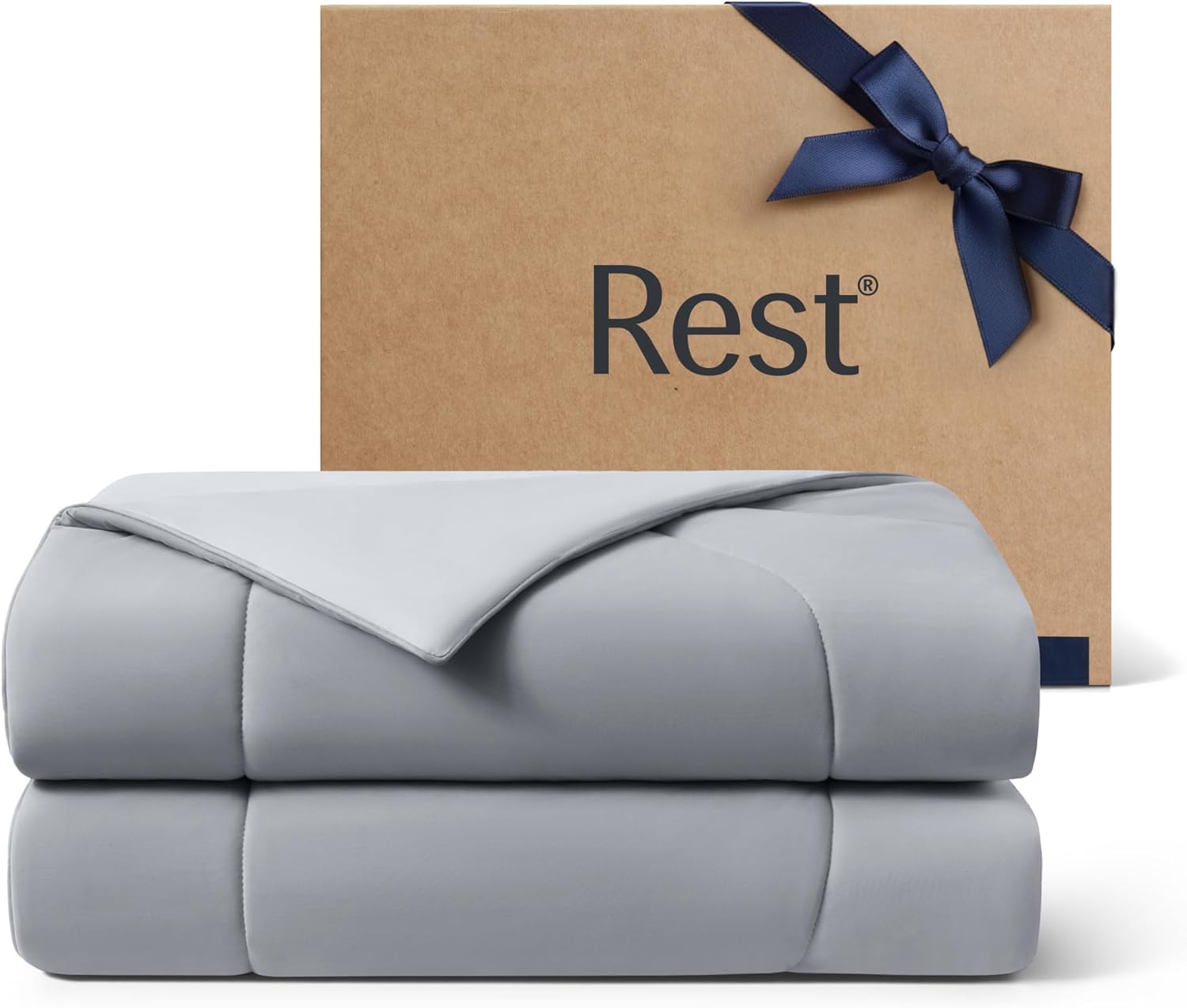 ® Evercool® Cooling Comforter, King/Cali King, Blanket for Hot Sleepers, All Season Bedding for Night Sweats, Breathable Lightweight Duvet, 106X90 Inches, Cool Gray