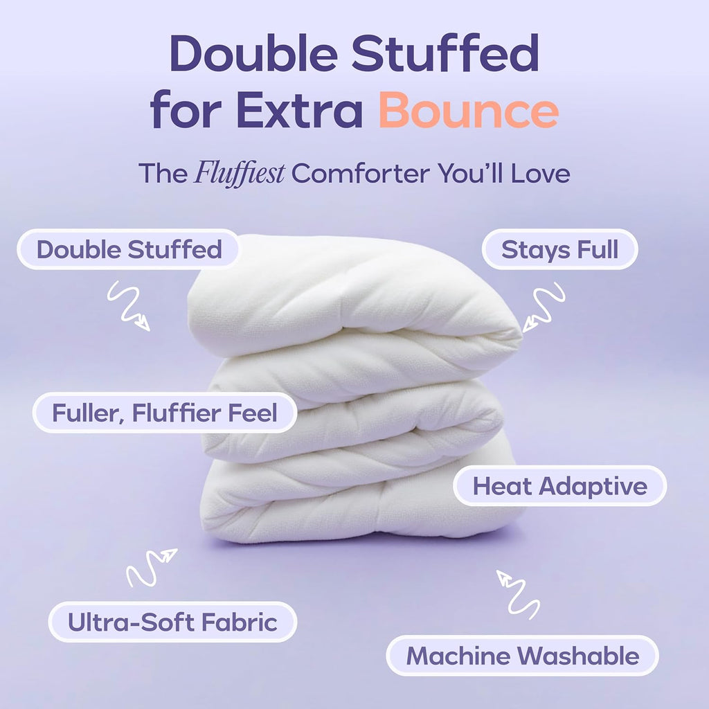 Mellow Marshmellow Comforter All sizes, All-Season Temperature Control