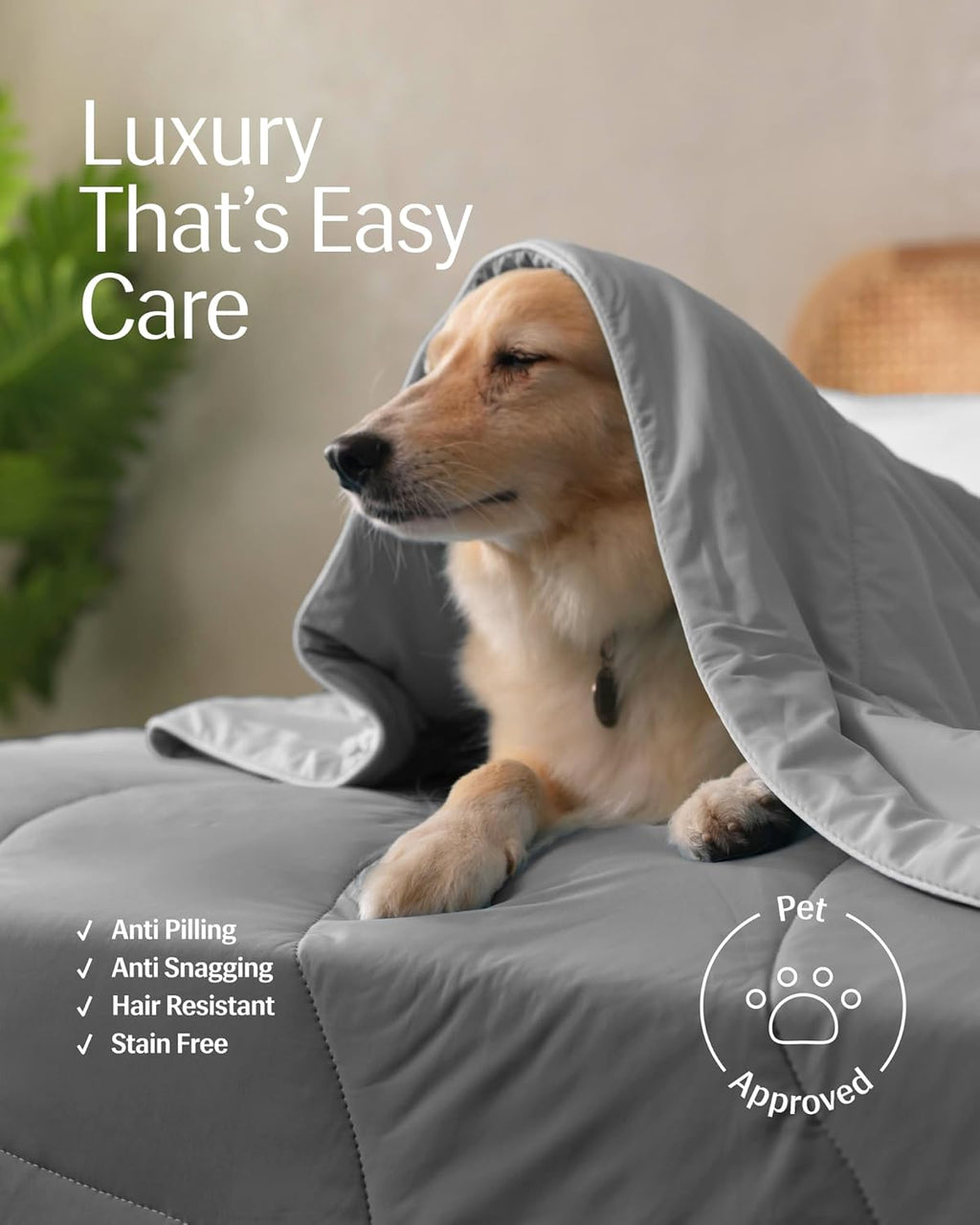® Evercool® Cooling Comforter, King/Cali King, Blanket for Hot Sleepers, All Season Bedding for Night Sweats, Breathable Lightweight Duvet, 106X90 Inches, Cool Gray