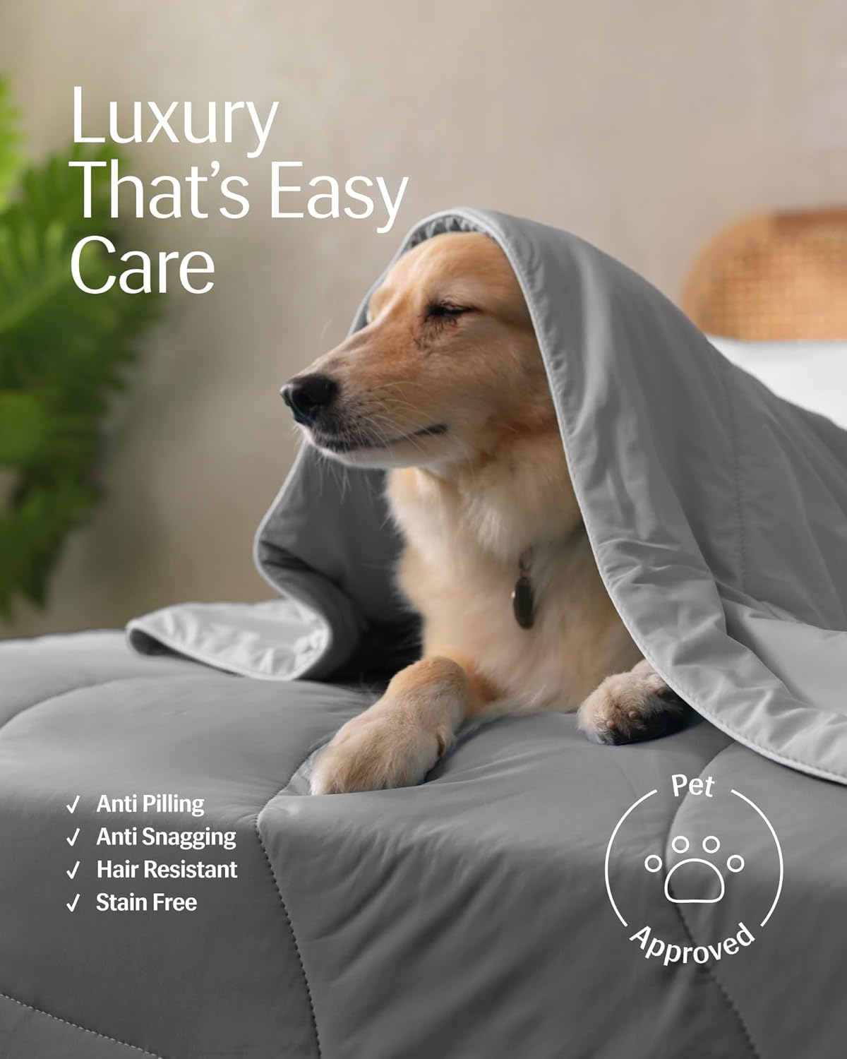 ® Evercool® Cooling Comforter, King/Cali King, Blanket for Hot Sleepers, All Season Bedding for Night Sweats, Breathable Lightweight Duvet, 106X90 Inches, Cool Gray