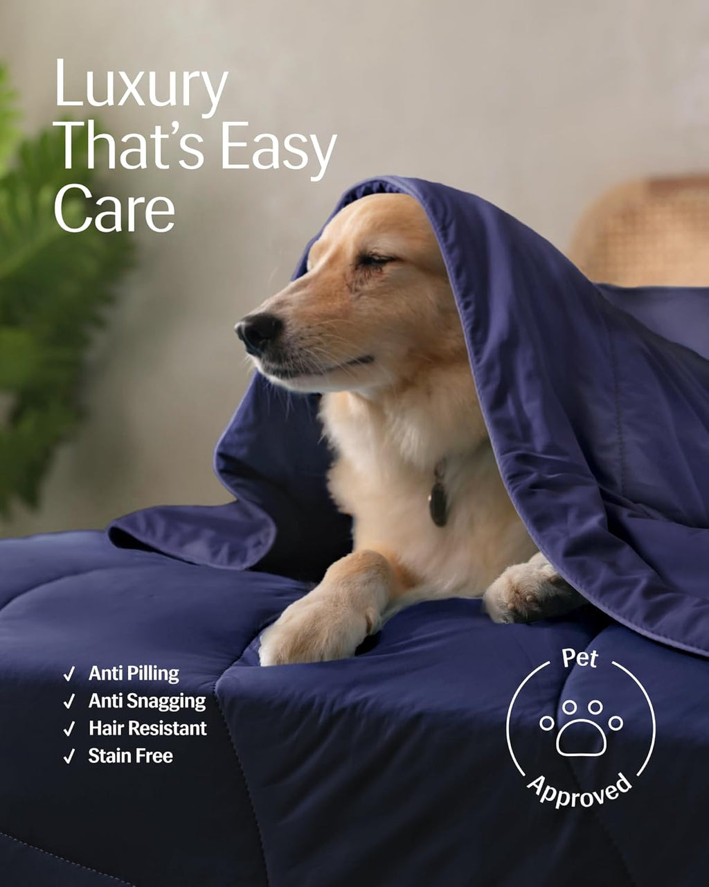 ® Evercool® Cooling Comforter, King/Cali King, Blanket for Hot Sleepers, All Season Bedding to Keep Cool for Night Sweats, Breathable Lightweight Duvet, 106X90 Inches, Midnight Blue