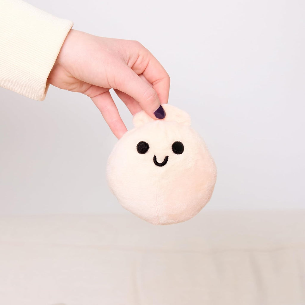Emotional Support Dumplings by Relatable, Cuddly Stuffed Animals and Toys, Squishy Toys and Plushies, Great Gift Ideas for Loved Ones of All Ages, Includes 5 Plushies with Carrying Basket