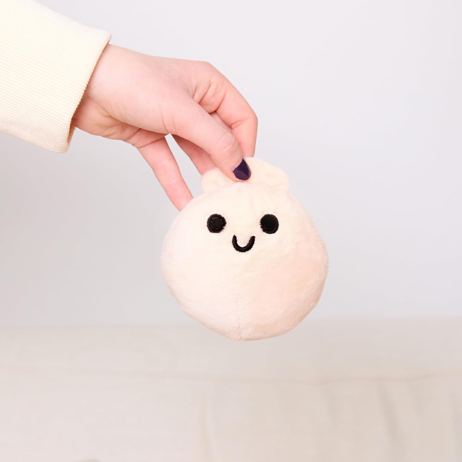 Emotional Support Dumplings by Relatable, Cuddly Stuffed Animals and Toys, Squishy Toys and Plushies, Great Gift Ideas for Loved Ones of All Ages, Includes 5 Plushies with Carrying Basket