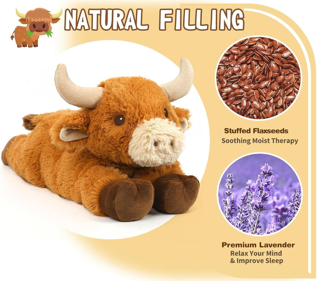 Bull Stuffed Animals, Microwavable Stuffed Animal