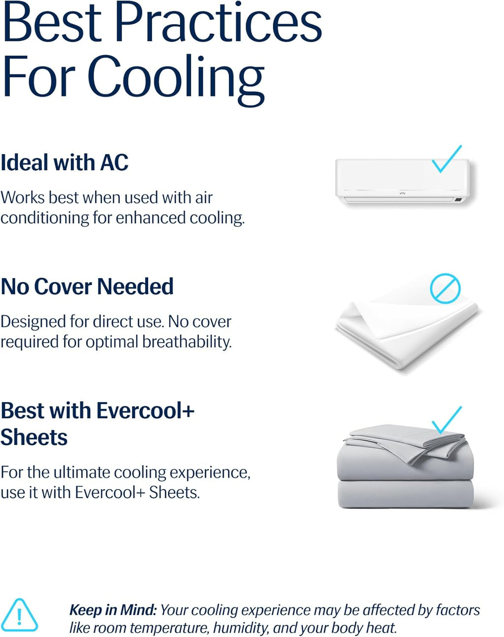 ® Evercool® Cooling Comforter, King/Cali King, Blanket for Hot Sleepers, All Season Bedding for Night Sweats, Breathable Lightweight Duvet, 106X90 Inches, Cool Gray