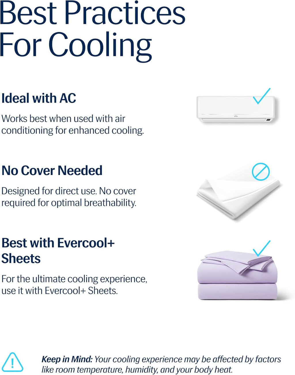 ® Evercool® Cooling Comforter, King/Cali King, Blanket for Hot Sleepers, All Season Bedding to Keep Cool for Night Sweats, Breathable Lightweight Blanket, 106X90 Inches, Lavender Breeze