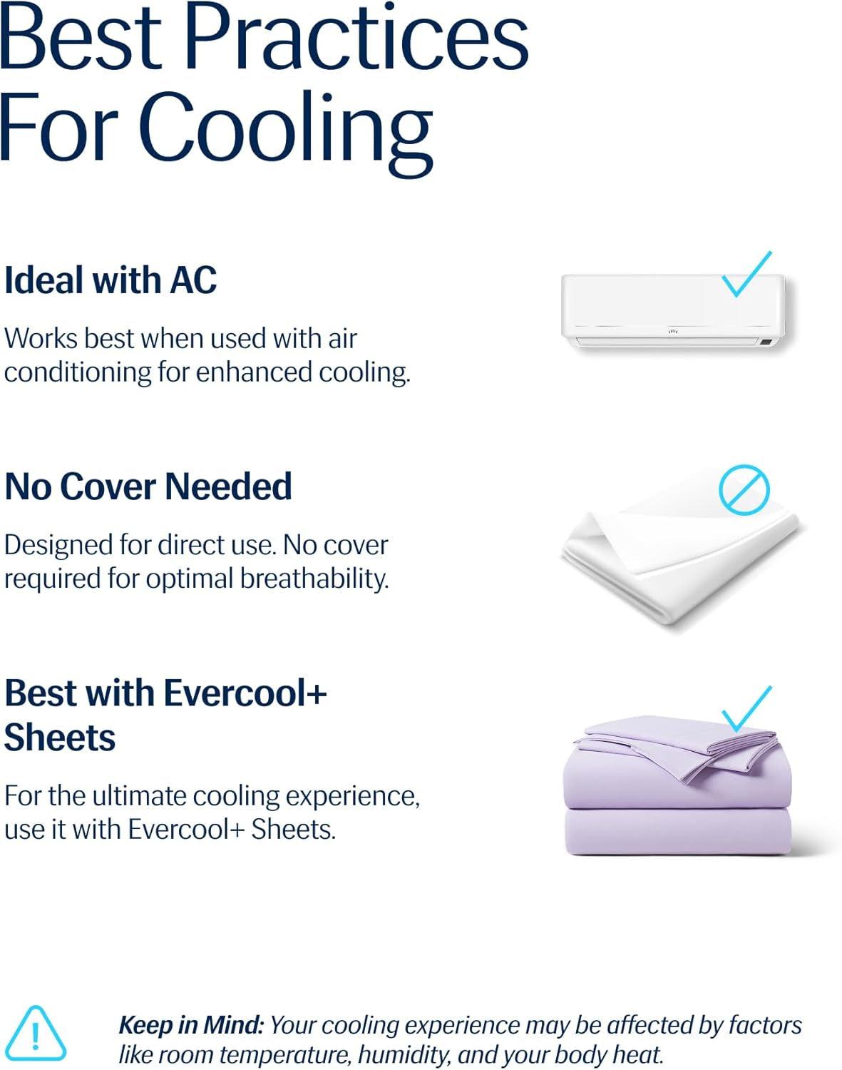 ® Evercool® Cooling Comforter, King/Cali King, Blanket for Hot Sleepers, All Season Bedding to Keep Cool for Night Sweats, Breathable Lightweight Blanket, 106X90 Inches, Lavender Breeze