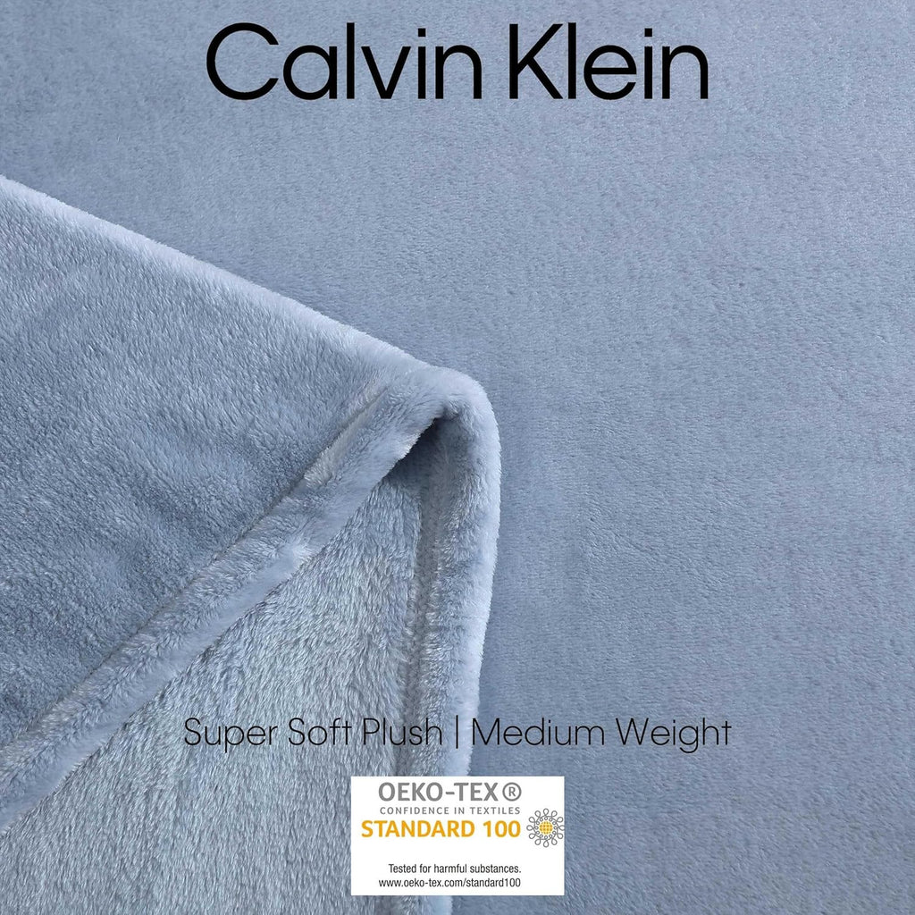 - Queen Blanket, Soft Plush Bedding, Medium Weight Bed Blanket (Core Plush Blue, Queen)
