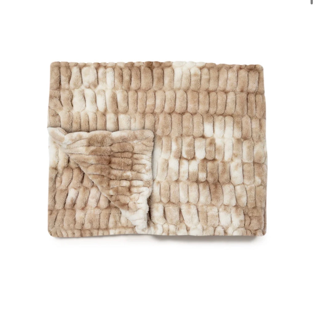 Lola Blankets/ caramel N’ cream