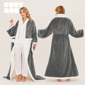 cozy co. robe heated and wearable blanket that moves with you