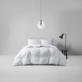 White cooling bed sheet